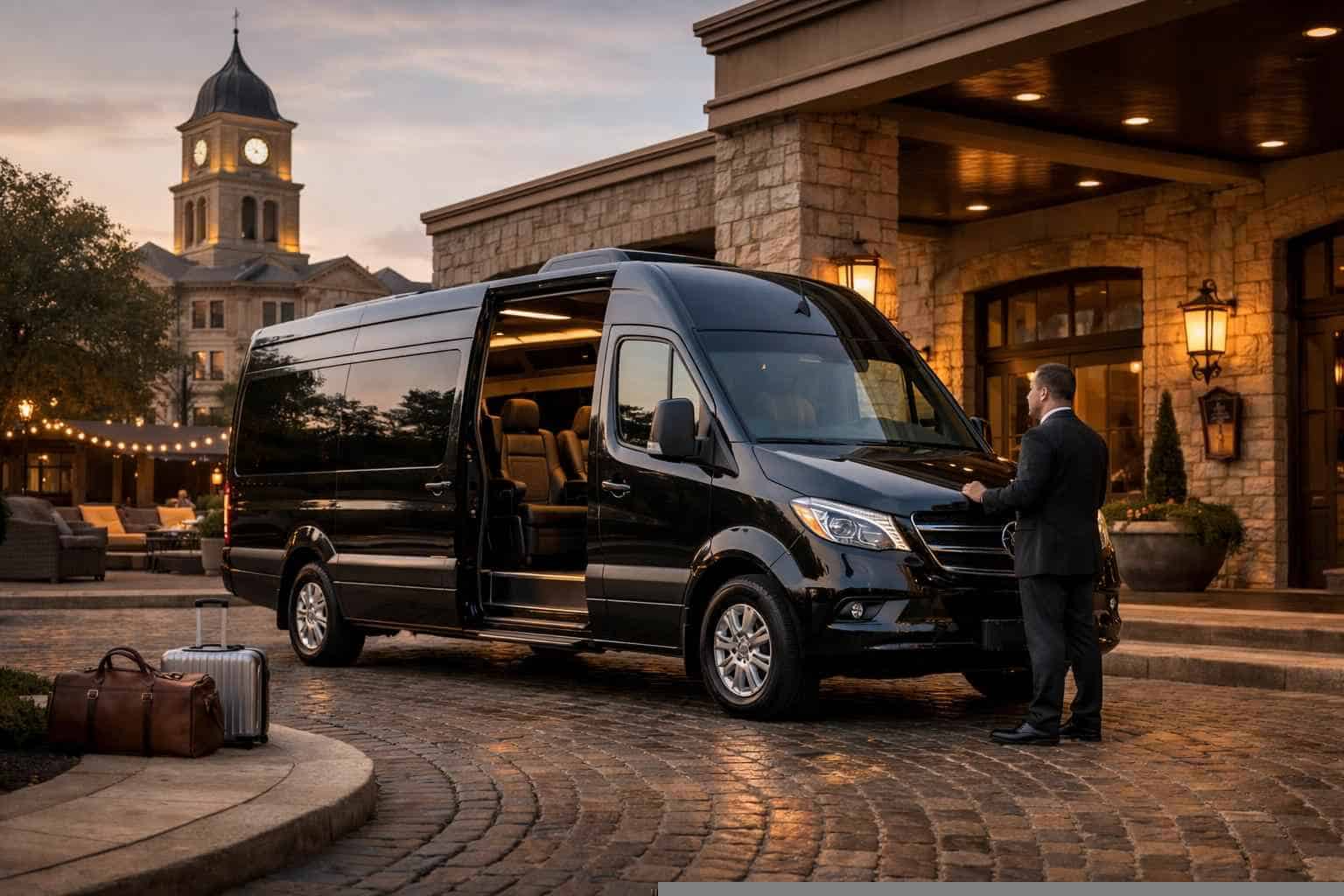 McKinney Texas Sprinter Van Rental with Driver