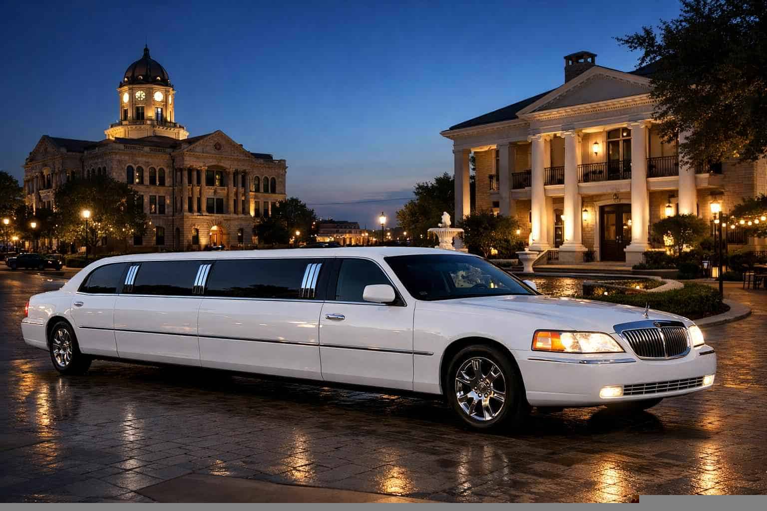 McKinney Texas White Limo Rental