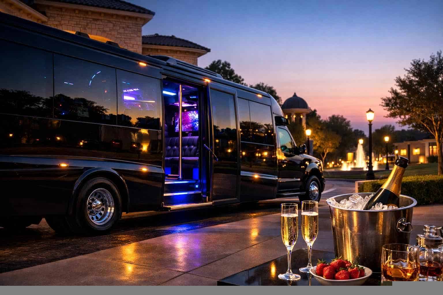 Party Bus Rental Near Me Allen TX