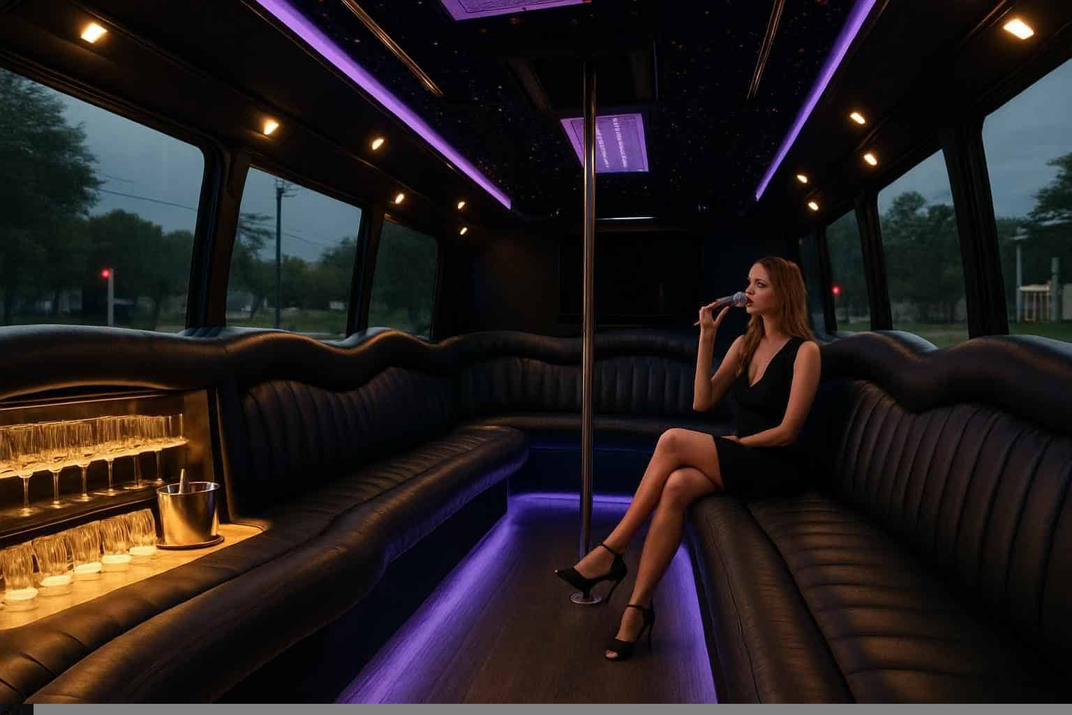 Party Bus Rental Near Me Farmers Branch TX