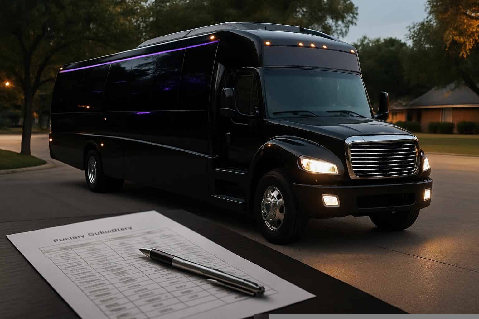 Party Bus Rental Prices in Farmers Branch TX