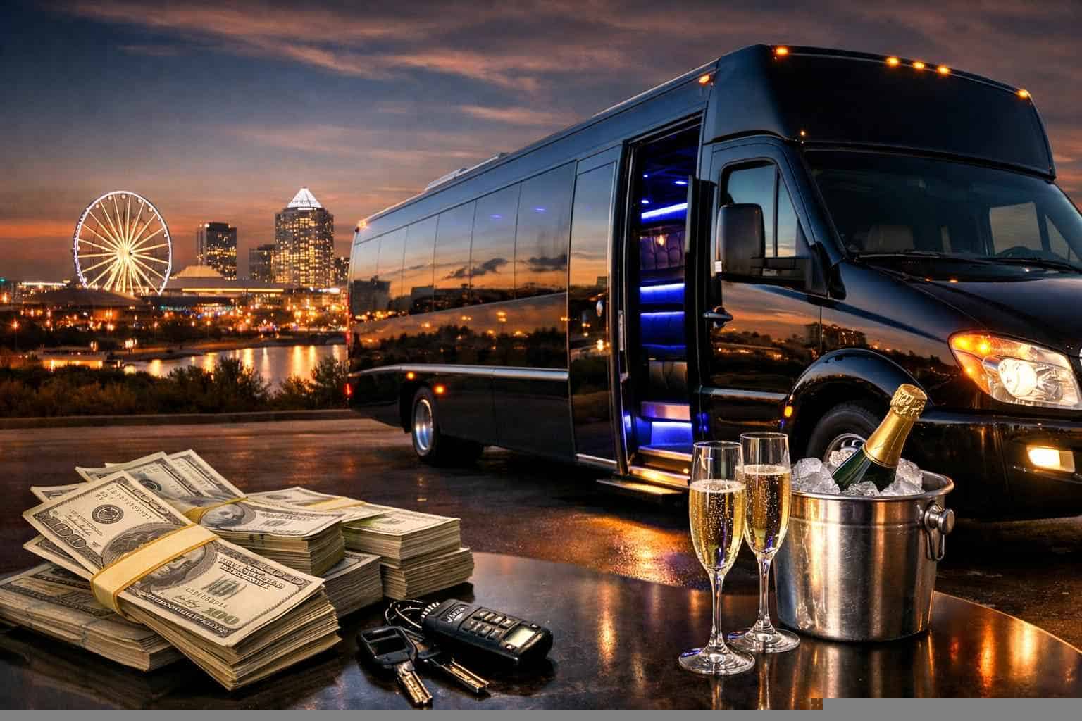 Party Bus Rental Prices in Frisco TX
