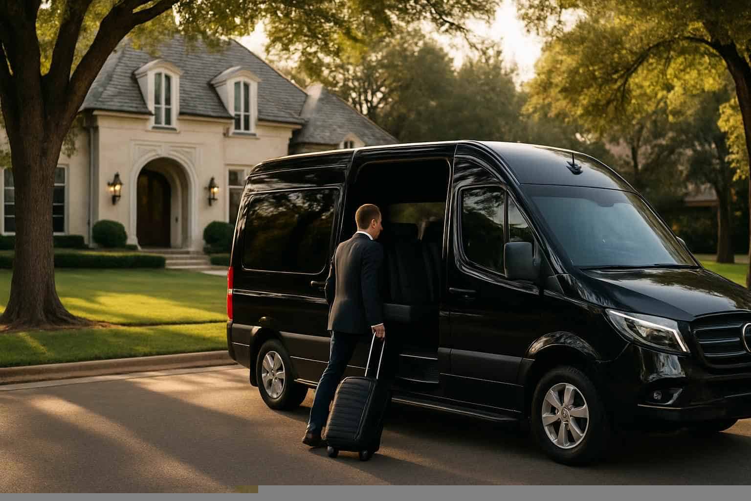 Passenger Van Transportation Service Highland Park TX