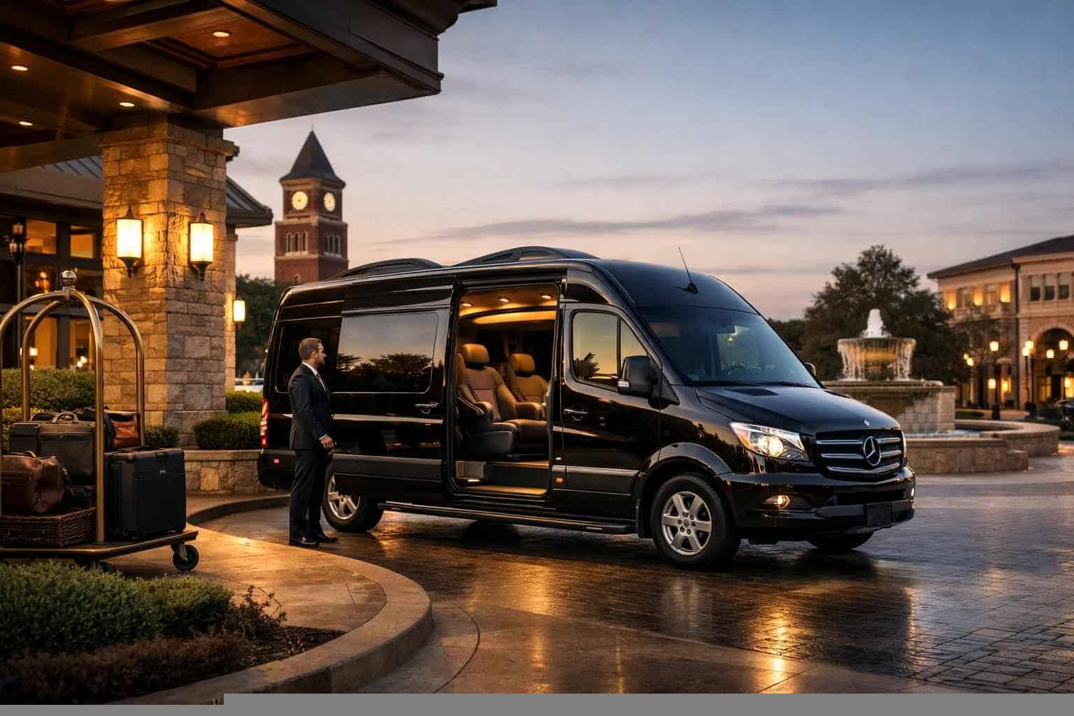 Passenger Van with Driver McKinney TX