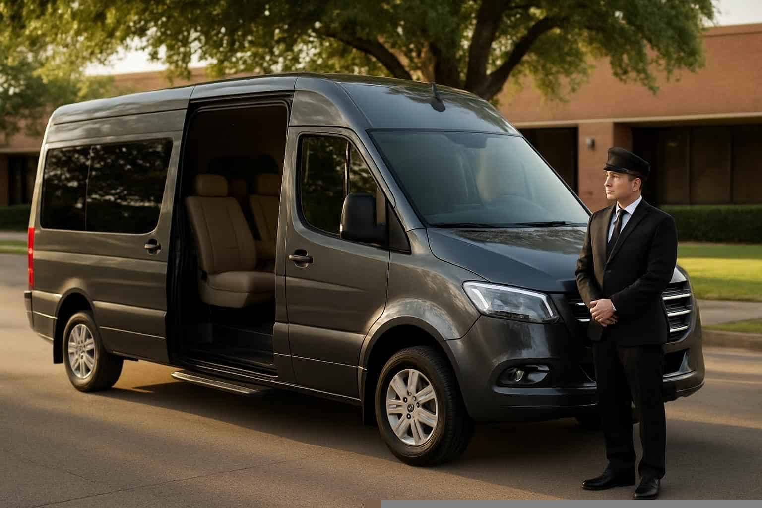 Passenger Van with Driver Near Me Farmers Branch TX