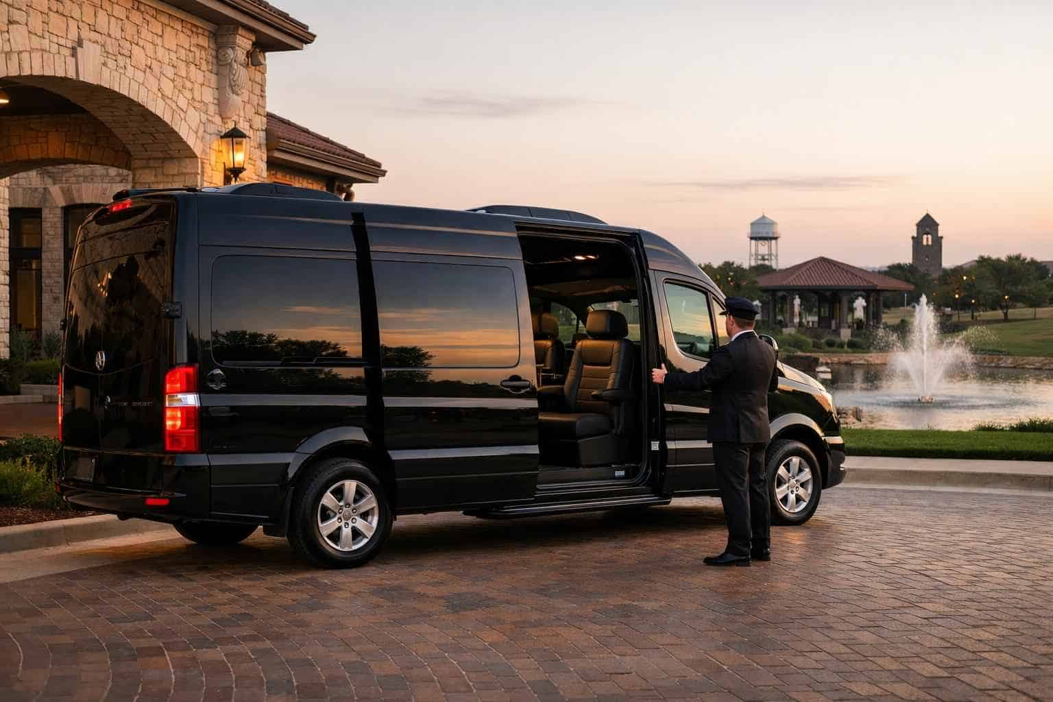 Passenger Van with Driver Near Me McKinney TX