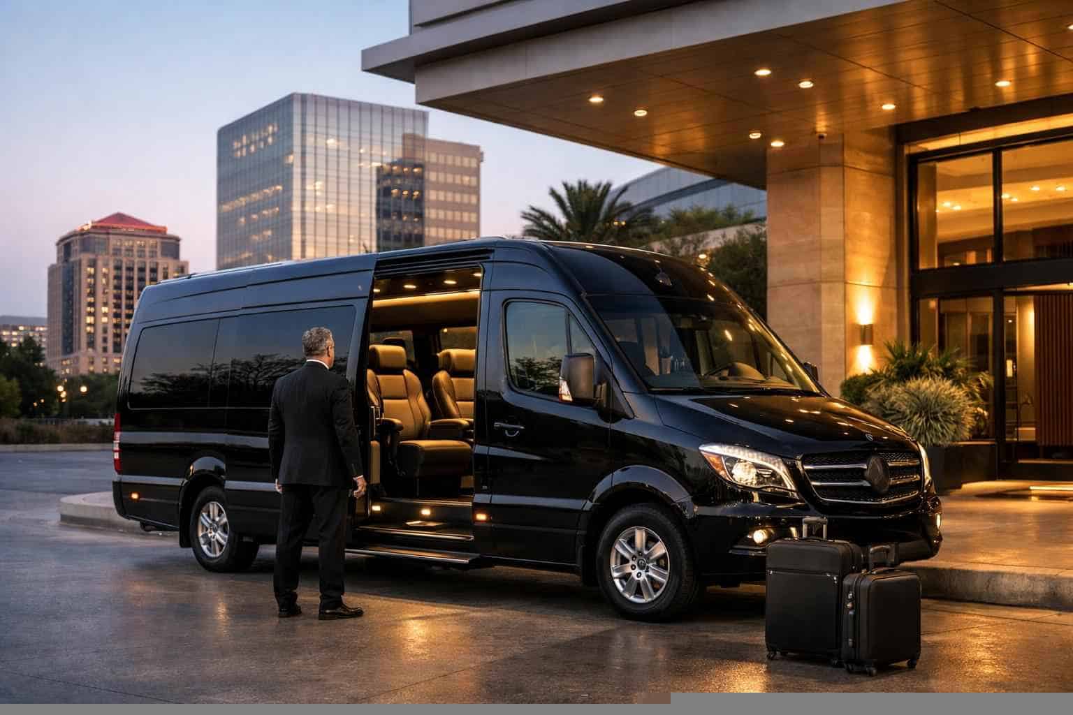 Passenger Van with Driver Near Me Plano TX