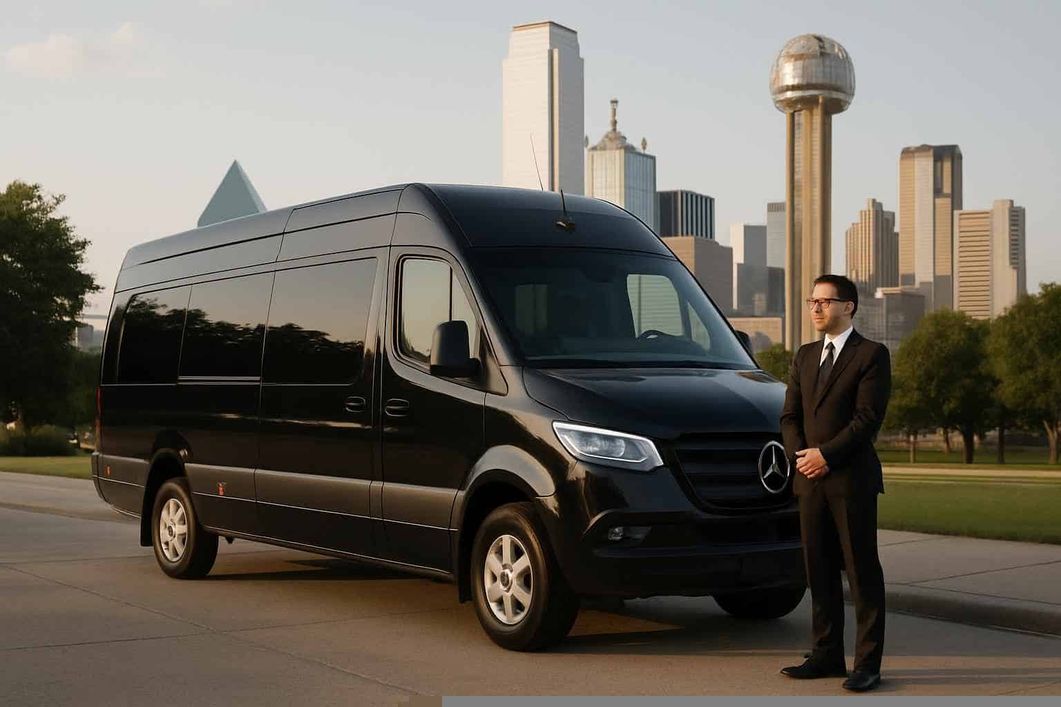 Passenger Van with Driver Services in Dallas Texas