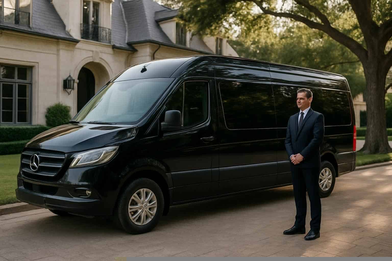 Passenger Van with Driver Services in Highland Park Texas