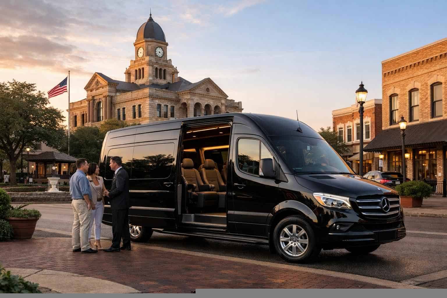Passenger Van with Driver Services in McKinney Texas