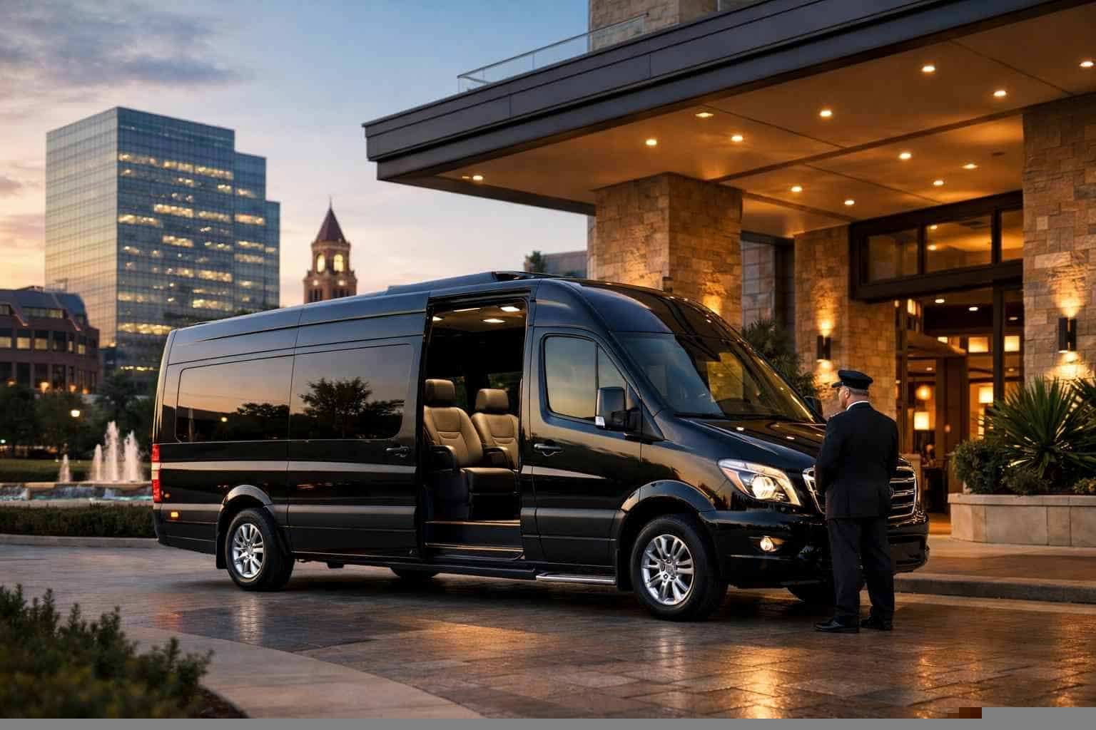 Passenger Van with Driver Services in Plano Texas