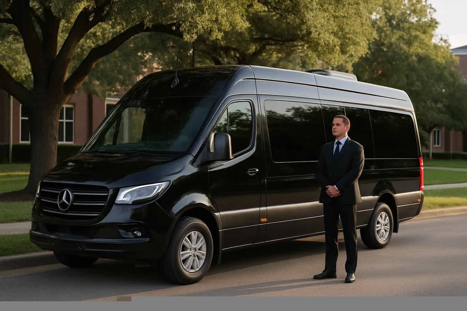 Passenger Vans with Driver in Farmers Branch Texas