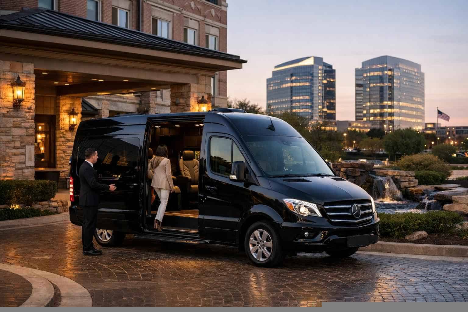 Passenger Vans with Driver in Plano Texas