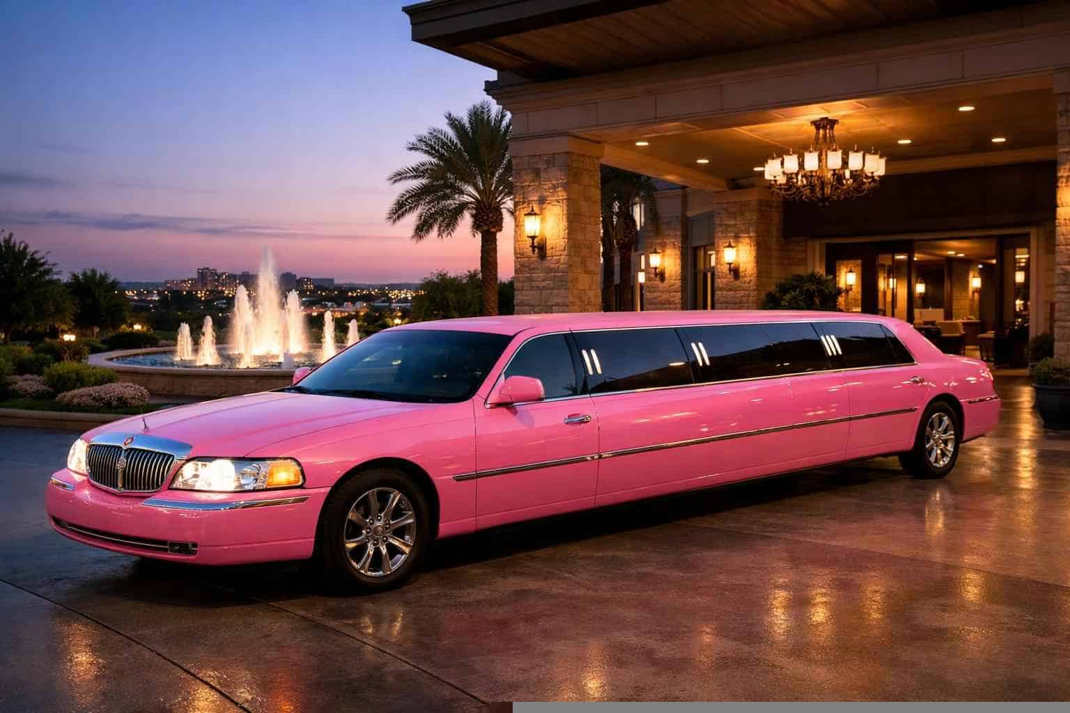 Pink Limo Rental Allen TX