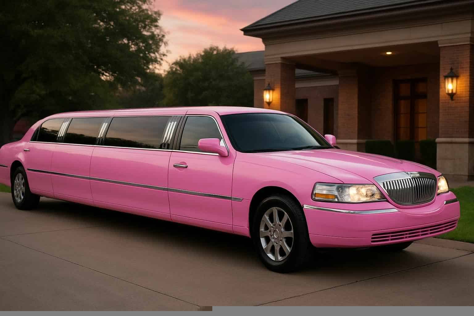 Pink Limo Rental Farmers Branch TX