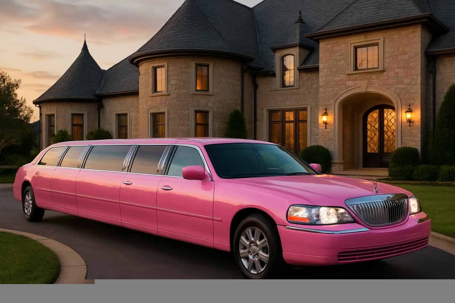 Pink Limo Rental Flower Mound TX