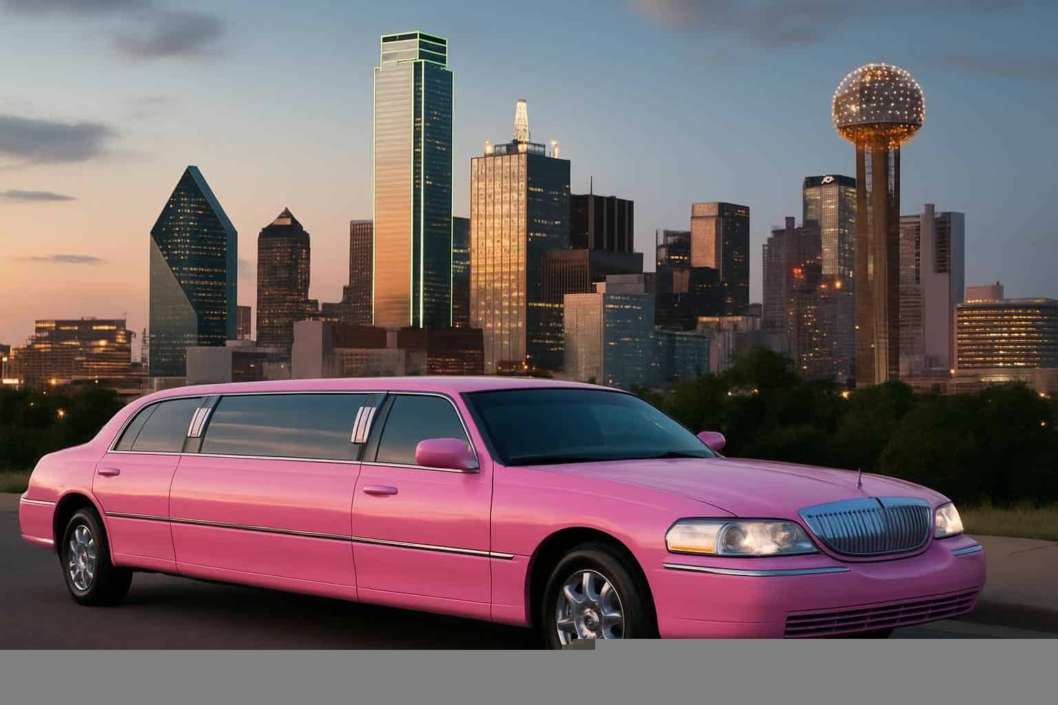 Pink Limo Rental Near Me Dallas TX