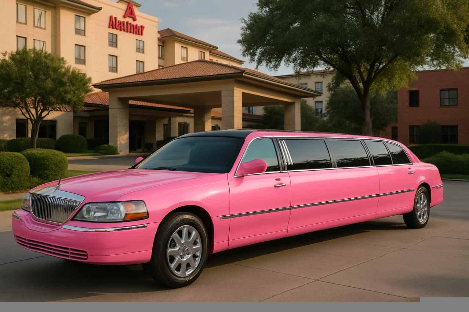 Pink Limo Rental Near Me Farmers Branch TX