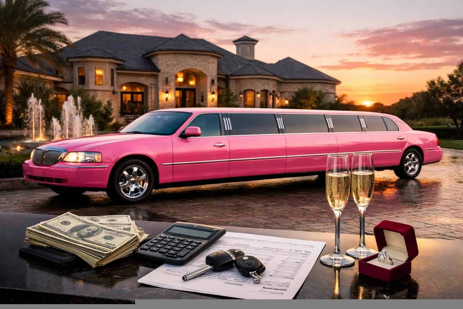Pink Limo Rental Prices in Prosper TX