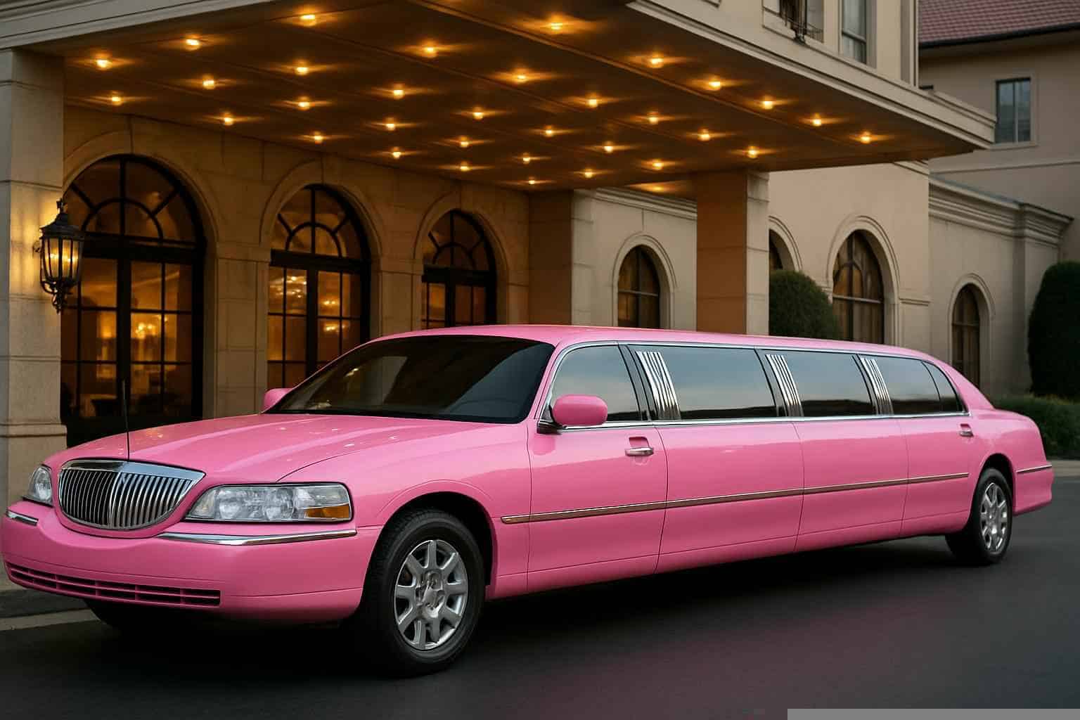 Pink Limo Rental Prices in The Colony TX