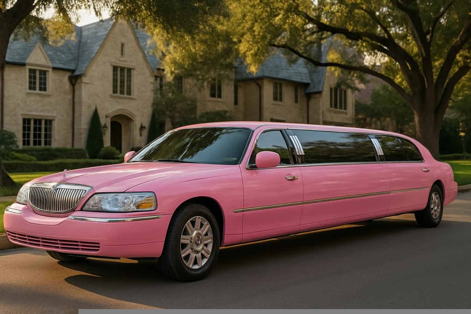 Pink Limo Rental Prices in University Park TX