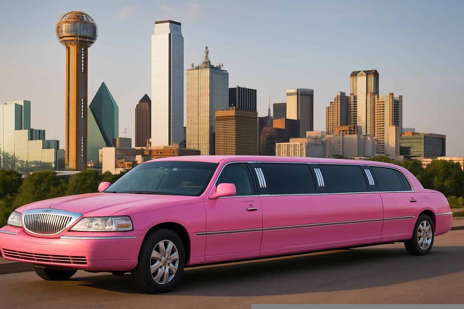 Pink Limo Rental Services In Dallas Texas