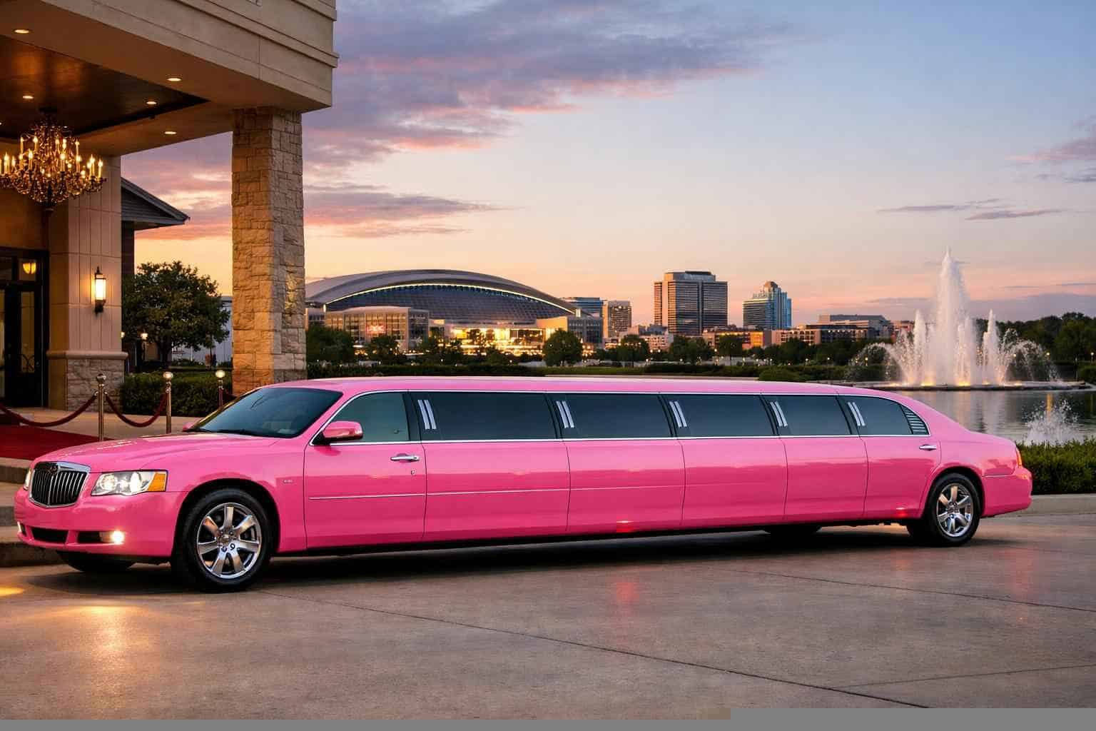 Pink Limo Rental Services in Frisco Texas