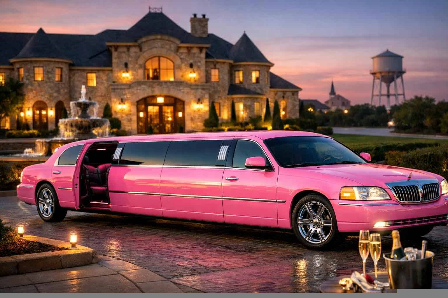 Pink Limo Rental Services in McKinney Texas