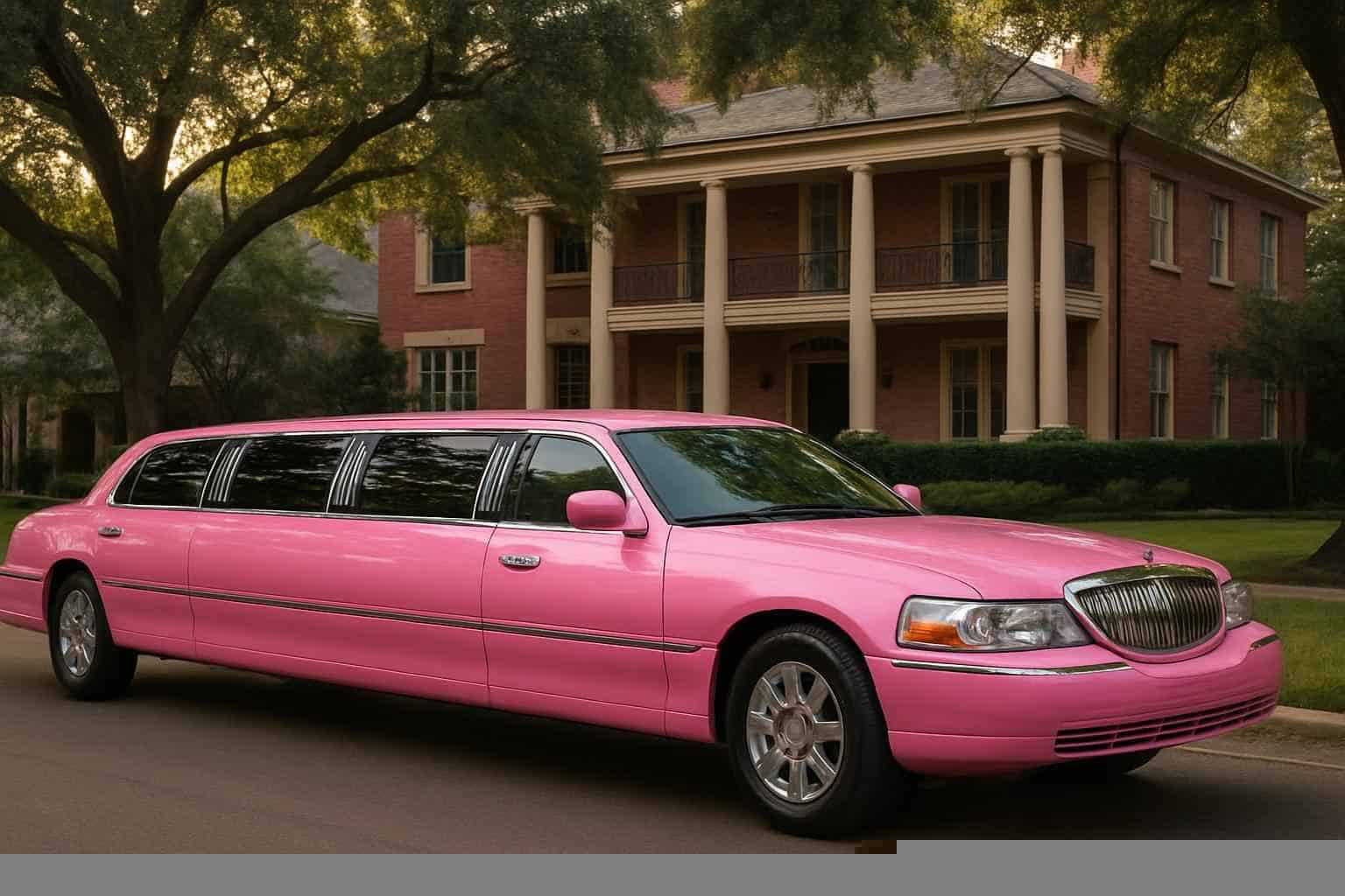 Pink Limo Rental Services in University Park Texas