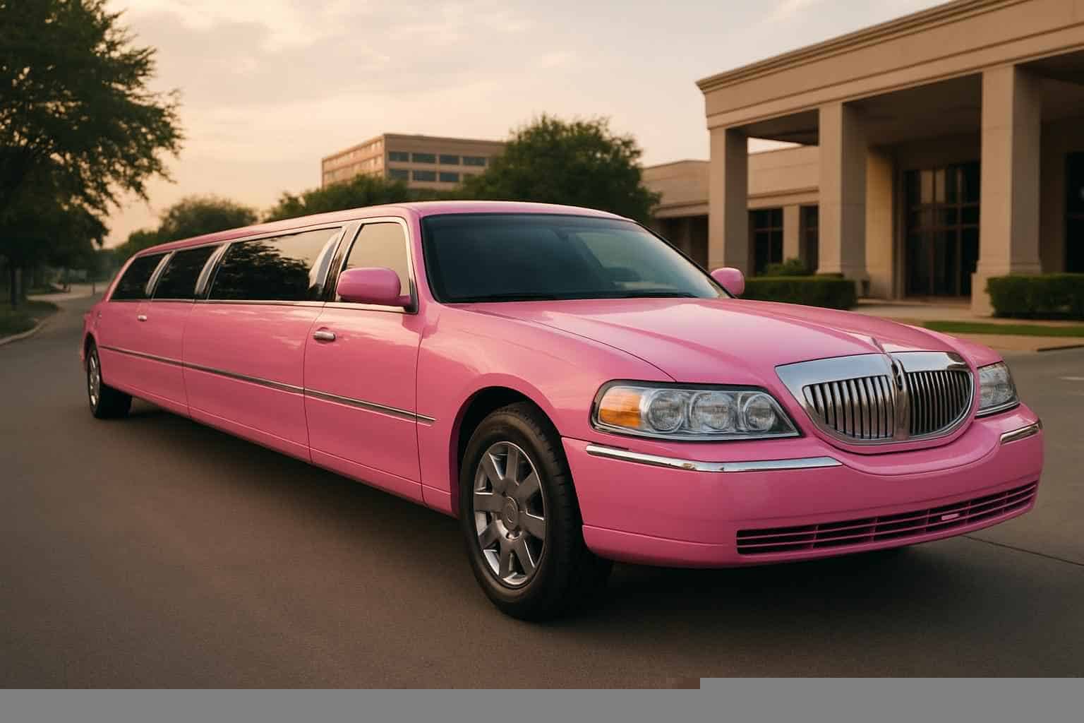 Pink Limousines in Addison Texas