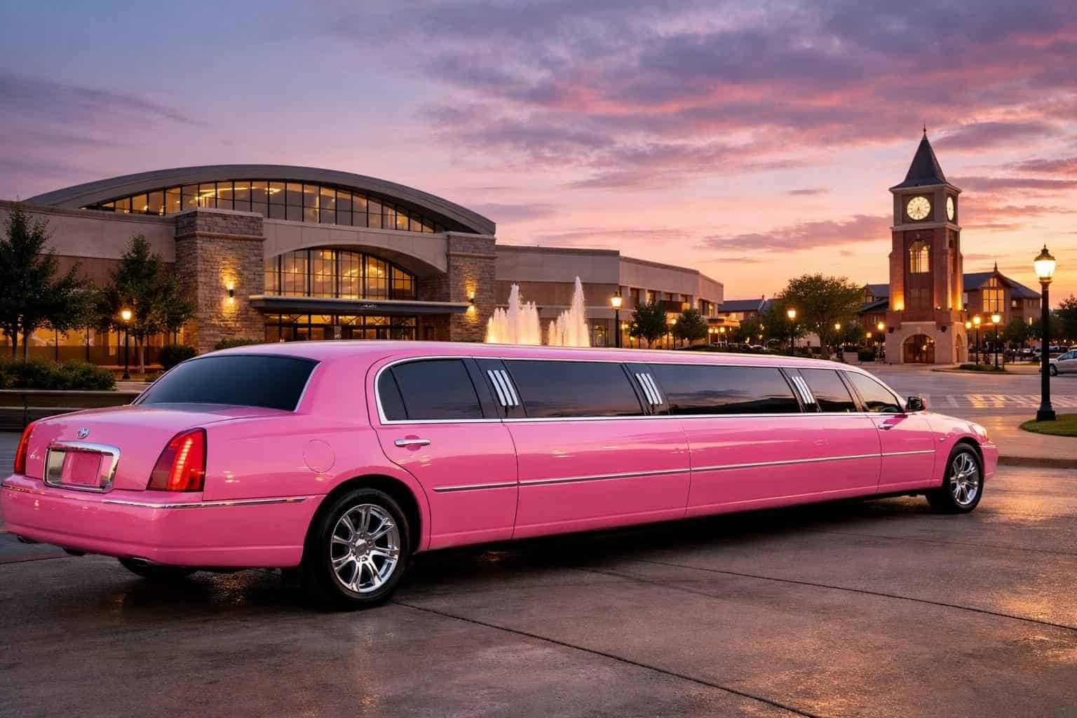 Pink Limousines in Allen Texas