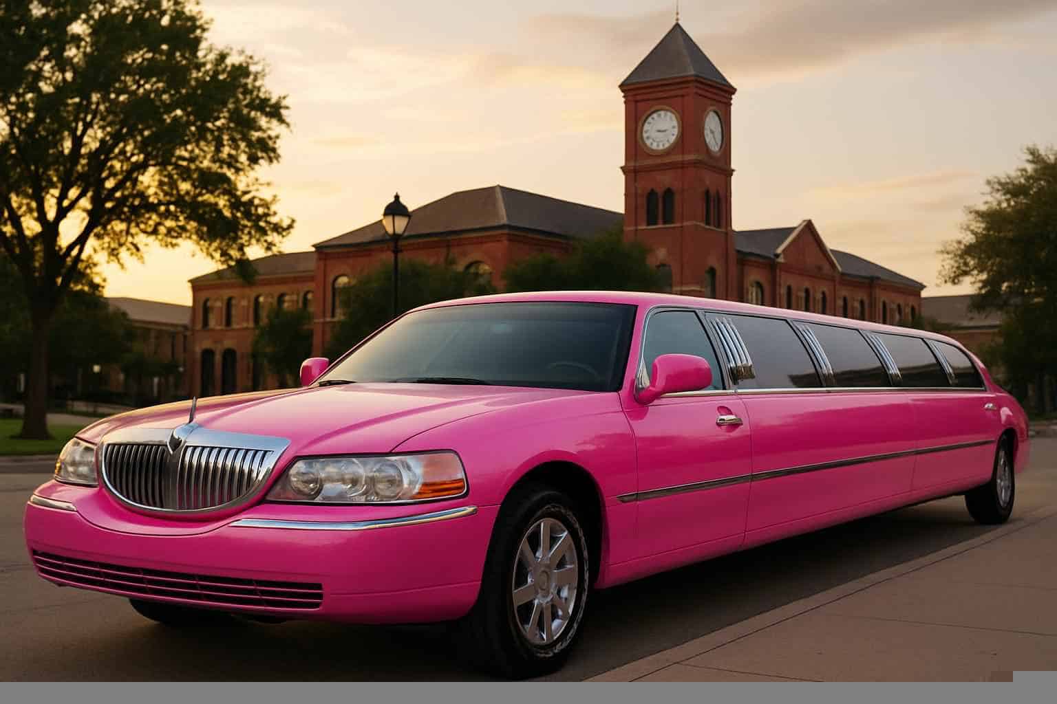 Pink Limousines In Carrollton Texas