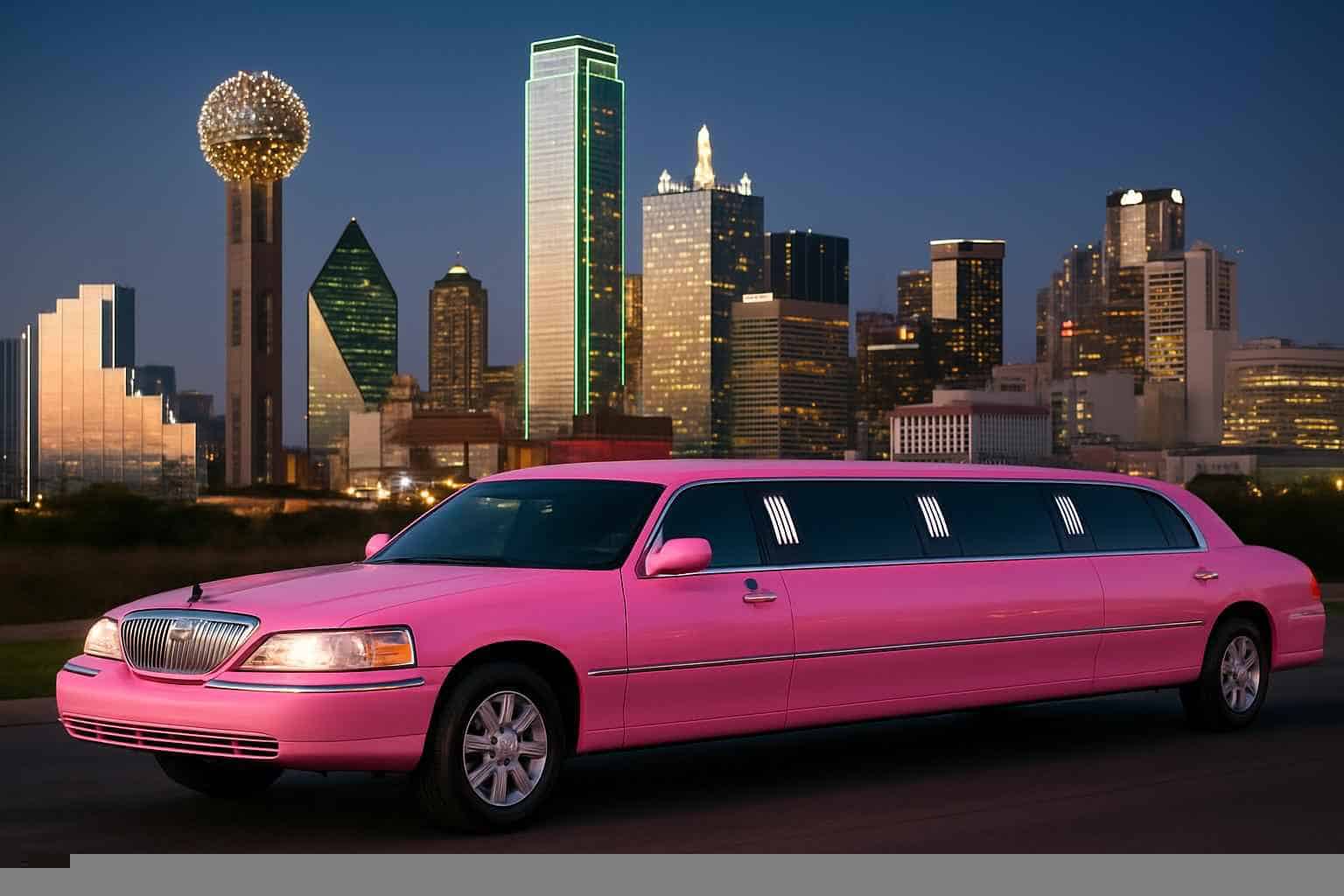 Pink Limousines in Dallas Texas