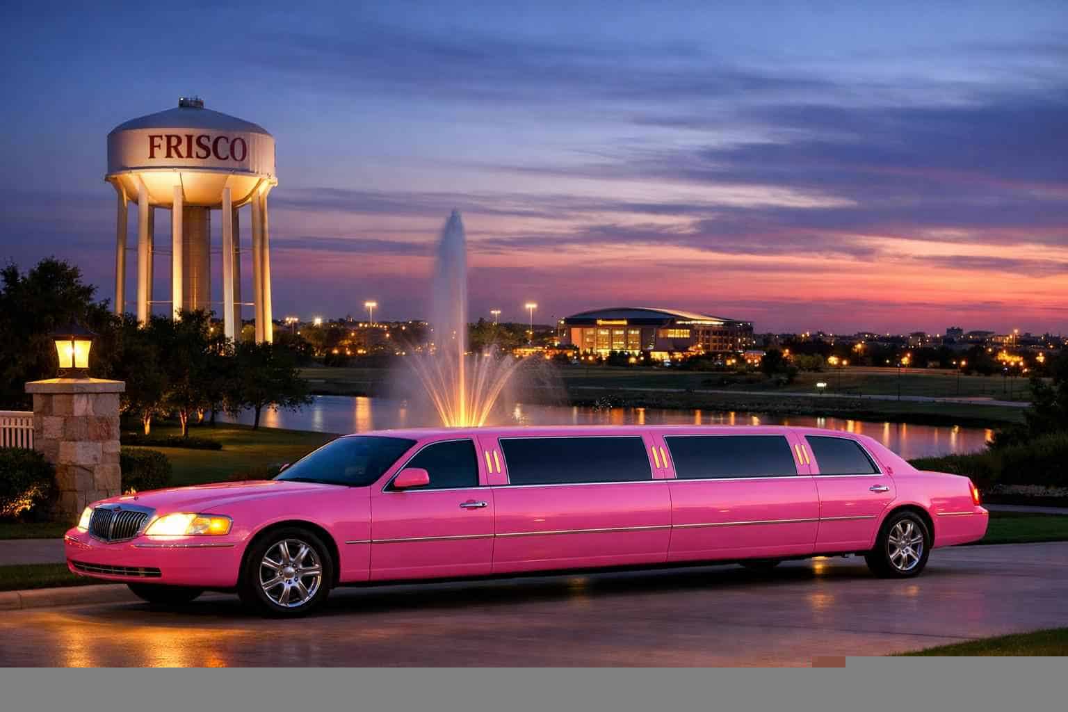 Pink Limousines in Frisco Texas