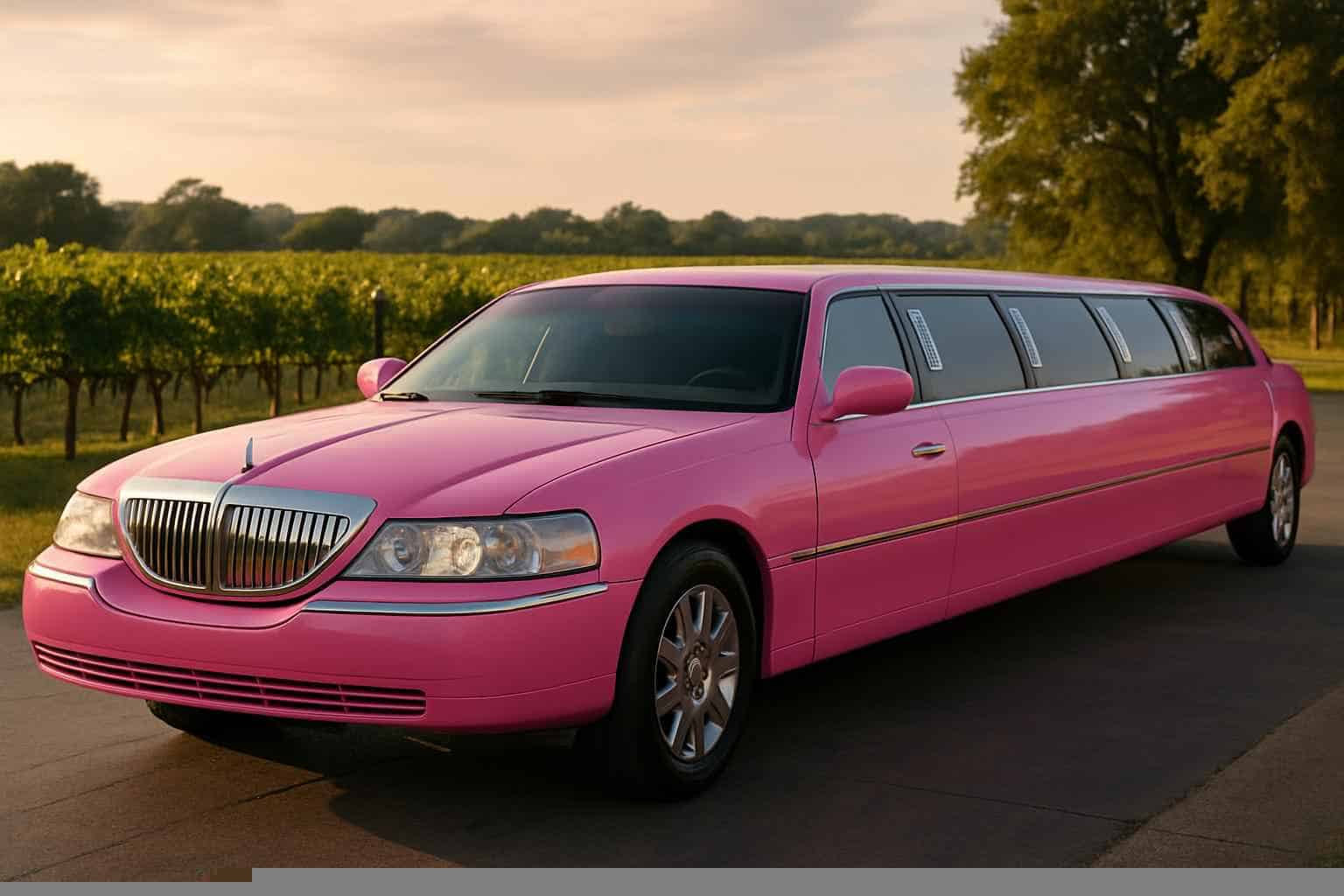Pink Limousines in Grapevine Texas