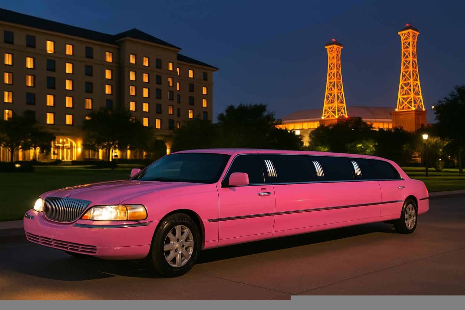 Pink Limousines in Irving Texas