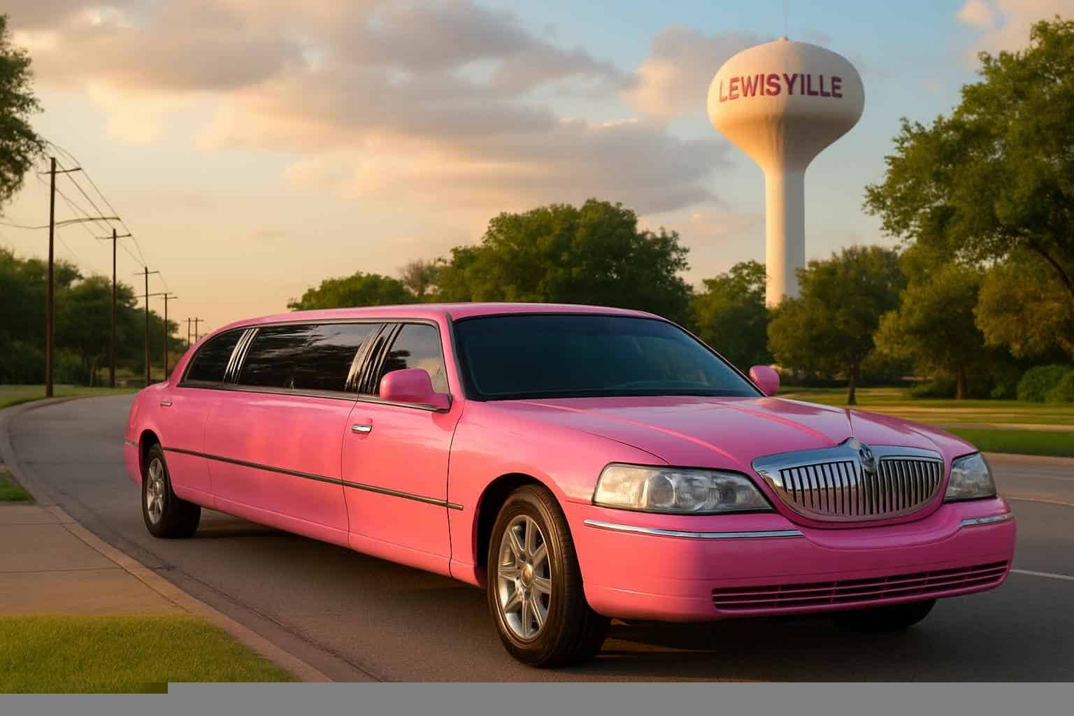 Pink Limousines in Lewisville Texas