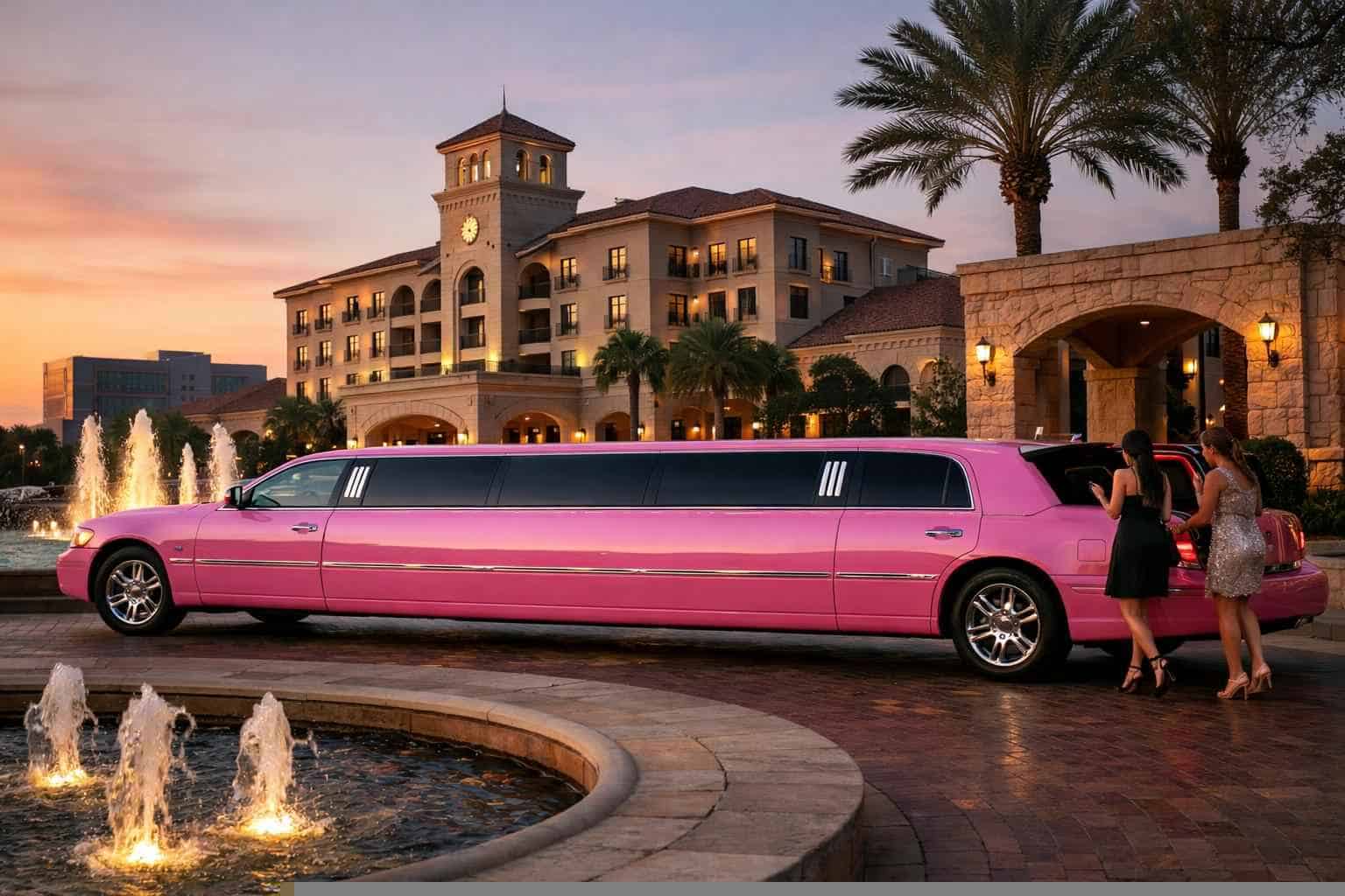 Pink Limousines in Plano Texas