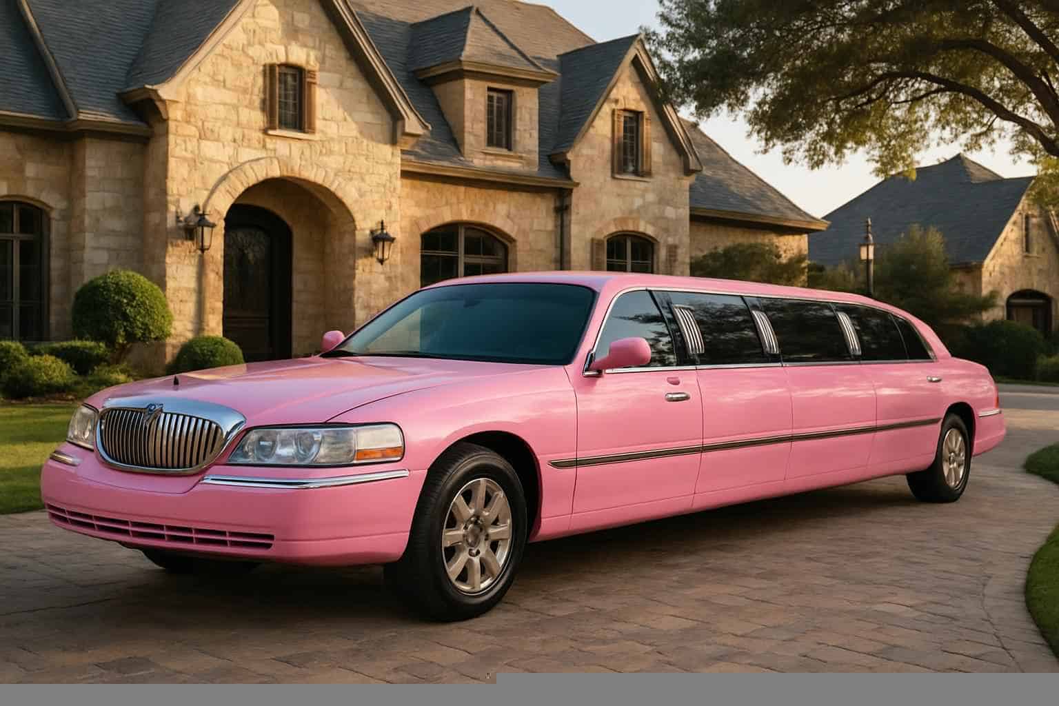 Pink Limousines in Southlake Texas