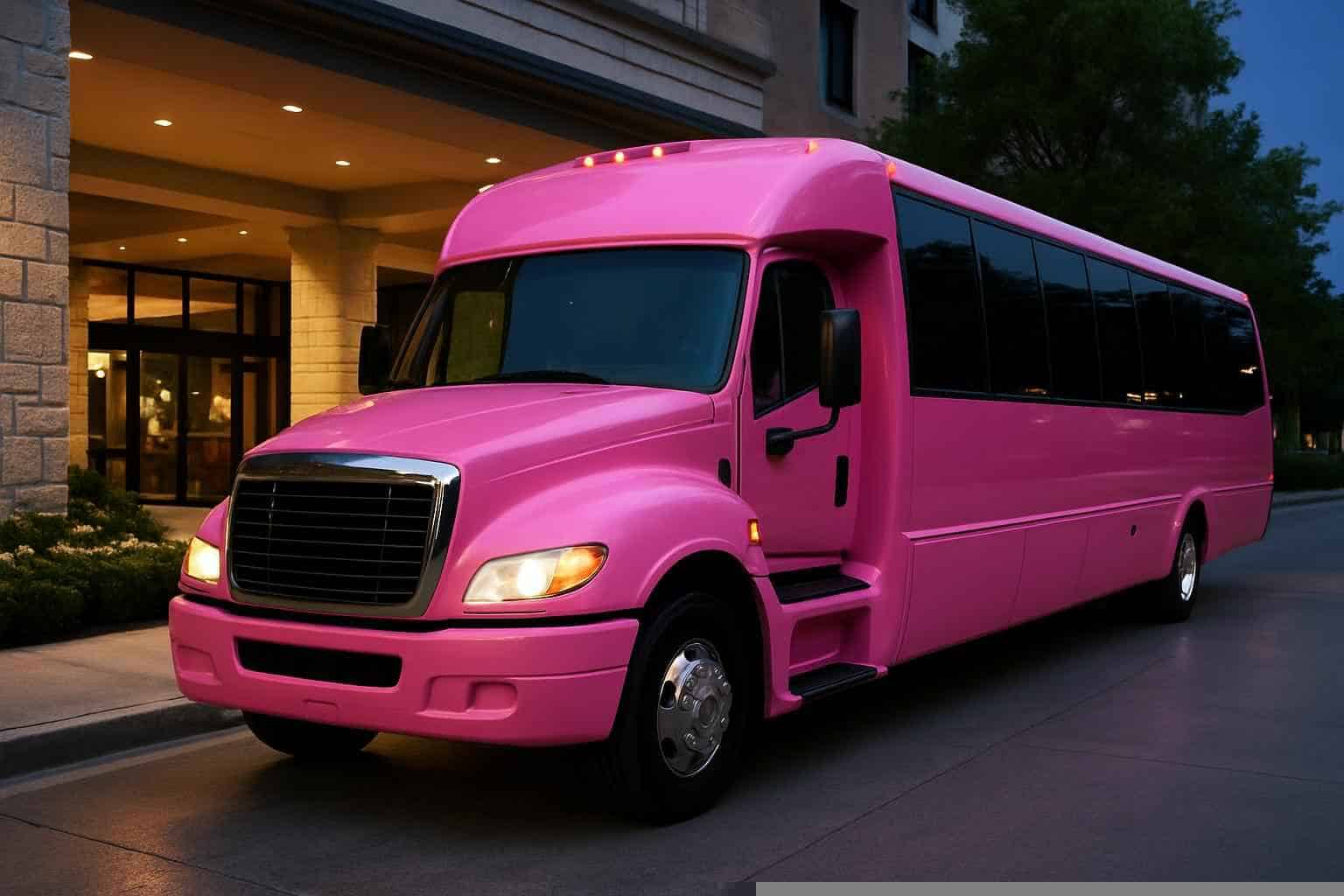 Pink Party Bus Rental Grapevine TX