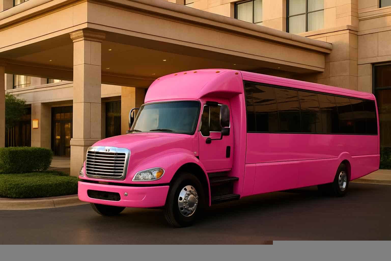 Pink Party Bus Rental Prices in Coppell TX