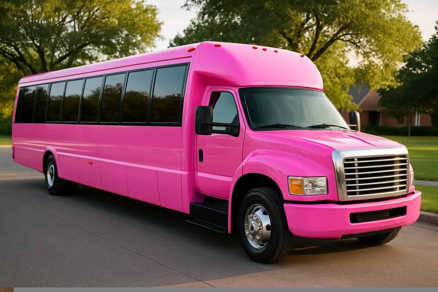 Pink Party Bus Rental Services in Coppell Texas