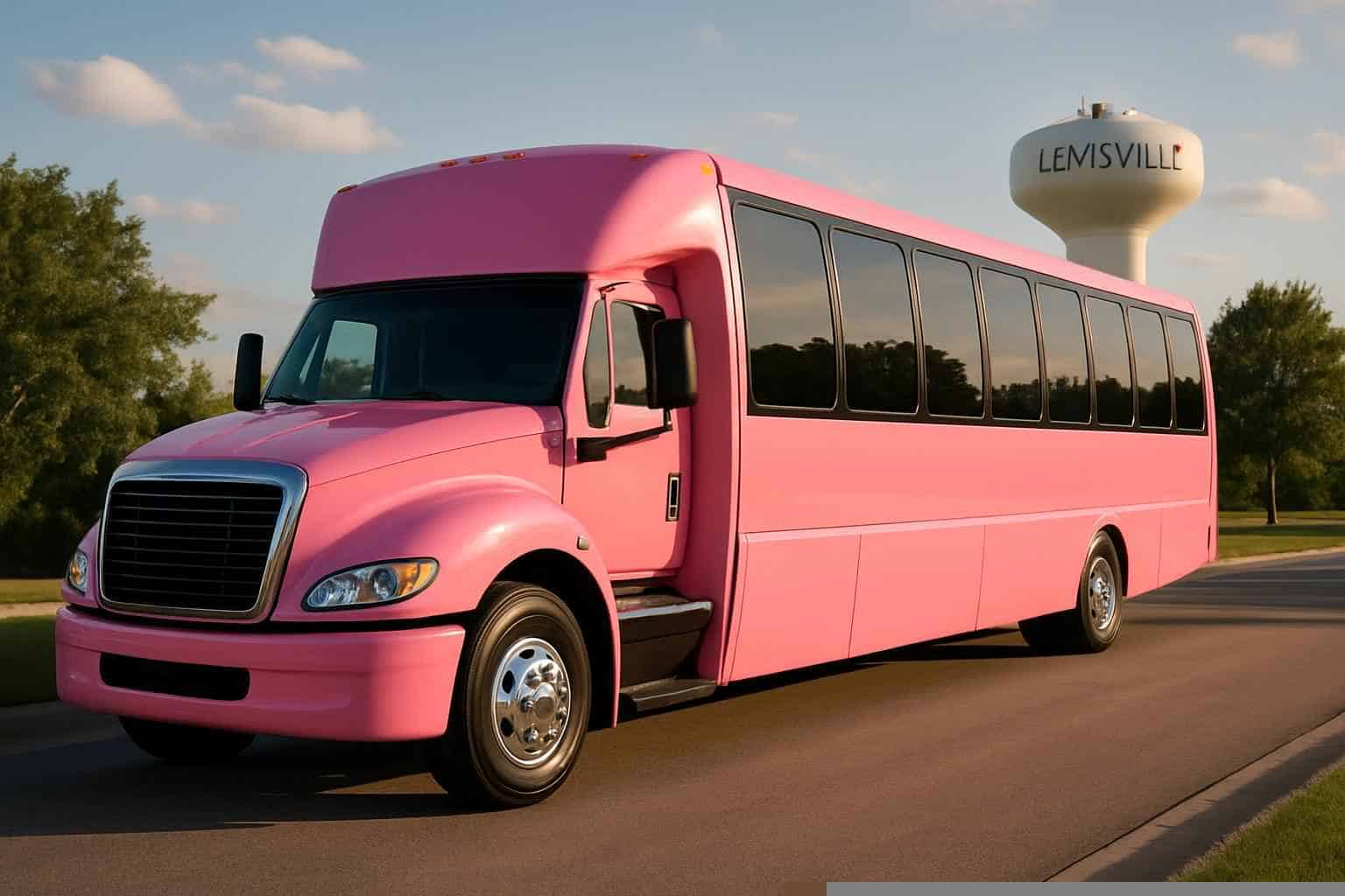 Pink Party Bus Rental Services in Lewisville Texas
