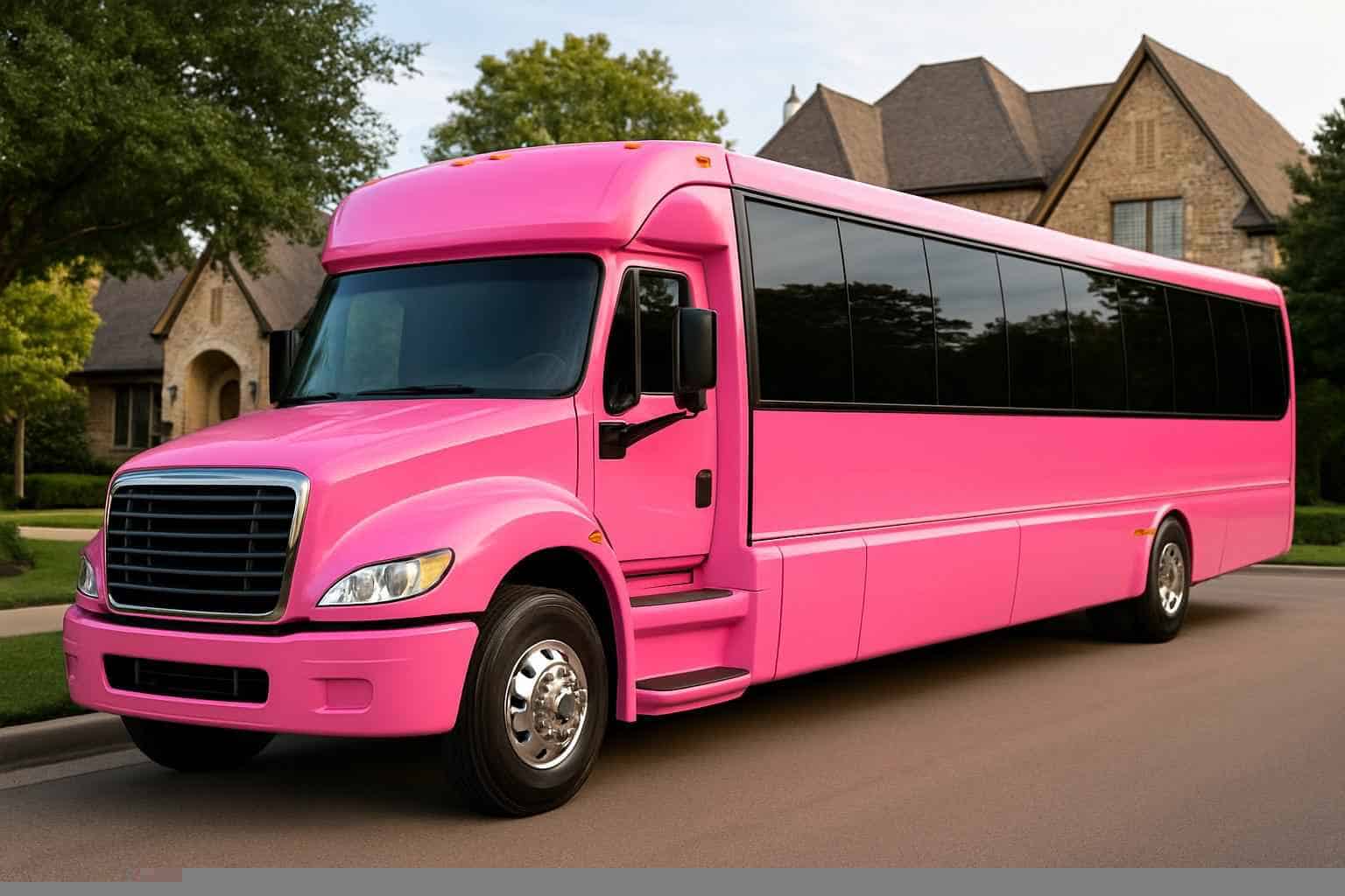 Pink Party Bus Rental Services in Southlake Texas