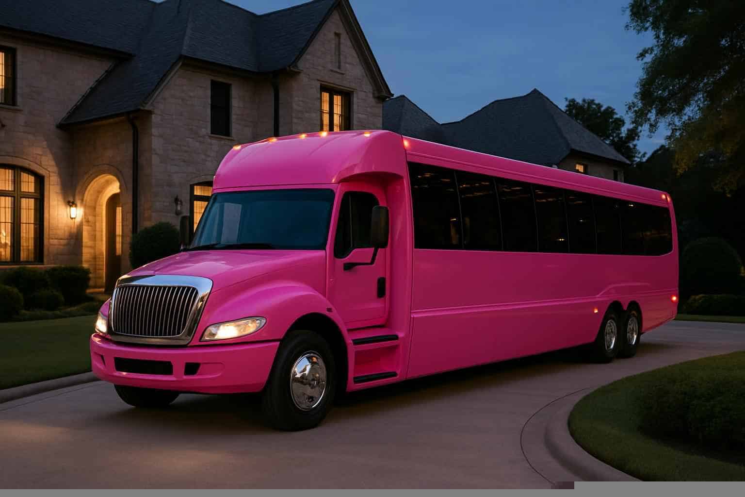 Pink Party Bus Rental Southlake TX