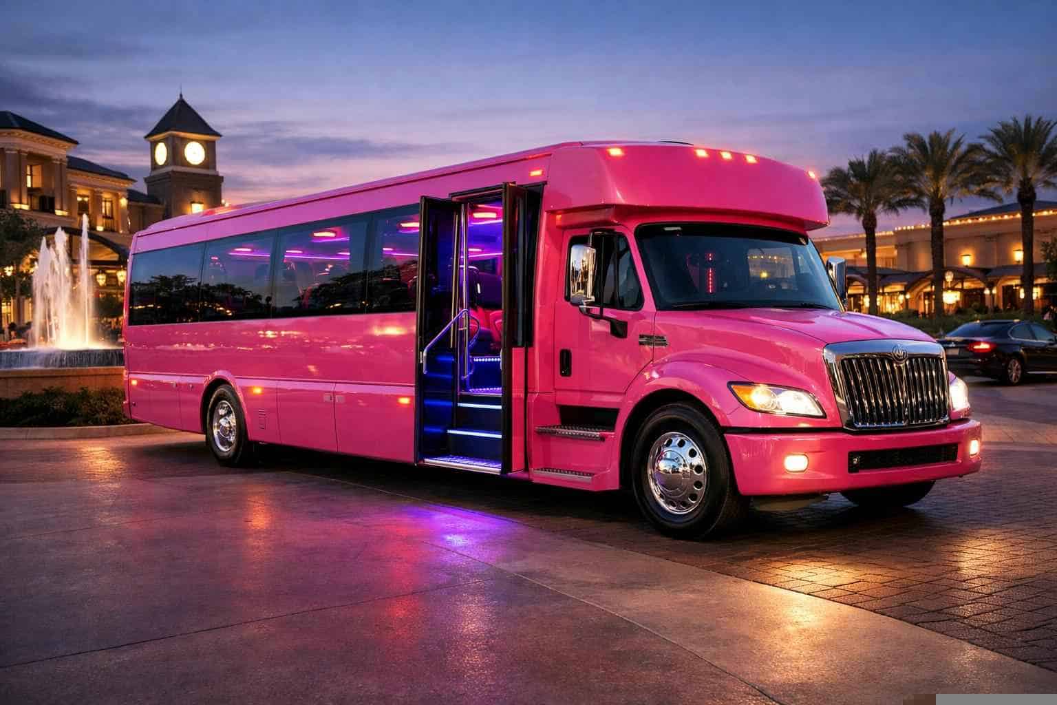 Pink Party Bus Service Allen TX