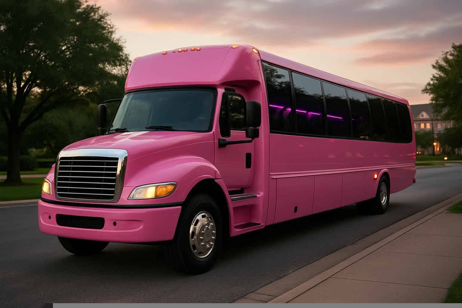Pink Party Bus Service Coppell TX