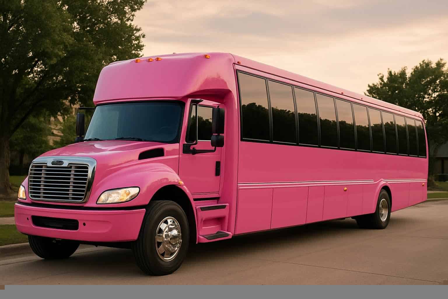 Pink Party Bus Service Flower Mound TX