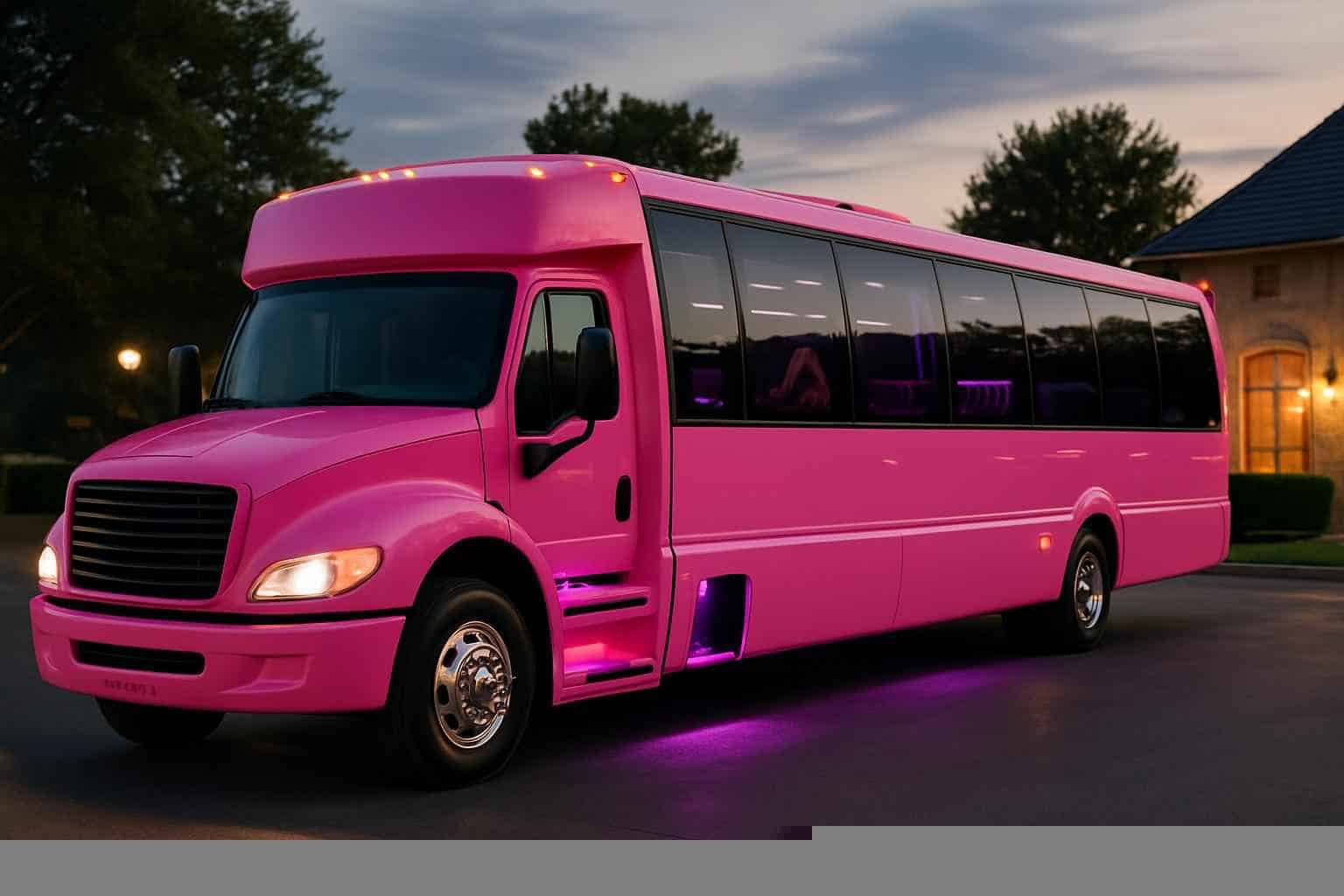 Pink Party Bus Service Grapevine TX