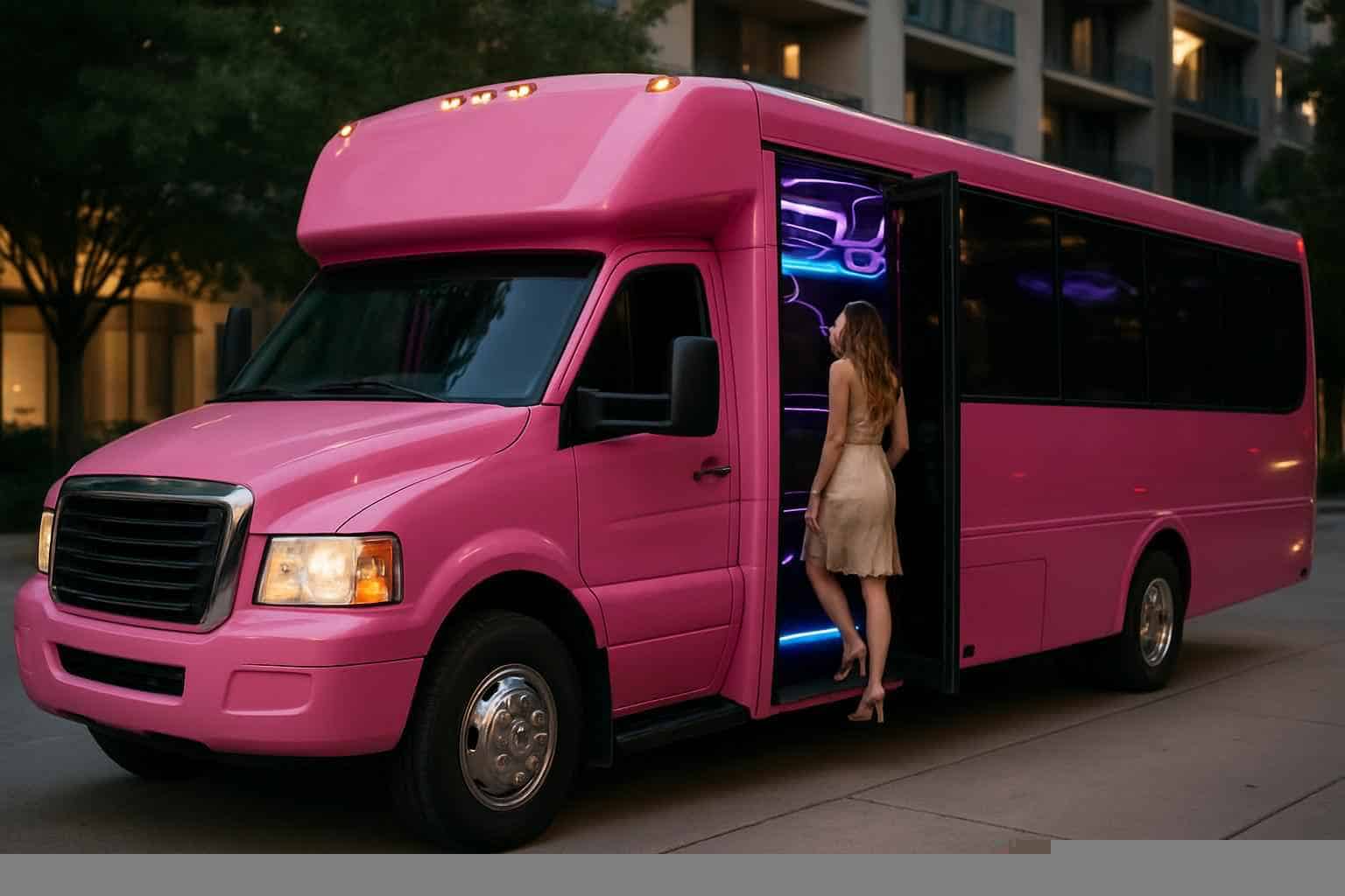 Pink Party Bus Service Irving TX